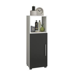 VCM my bath Badschrank Flandu 913683 weiß, schwarz 31,0 x 30,0 x 93,0 cm