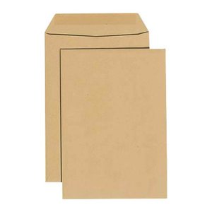 MAILmedia Versandtaschen DIN C5 ohne Fenster braun 50 St.