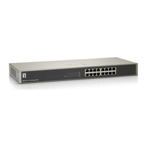 LevelOne Switch 16xGE 19" unmanaged Metall