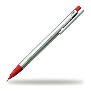LAMY Kugelschreiber logo twin pen Multifunktionsstift silber brushed, Schreibfarbe: schwarz, 1 St.