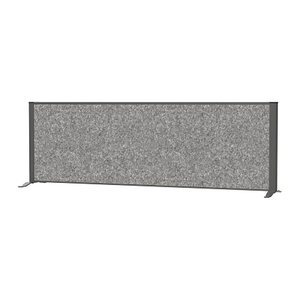 MAUL Akustik-Tischtrennwand MAULconnecto 9851689, dunkelgrau 160,0 x 50,0 cm, 1 St.