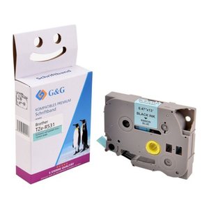 G&G Seiden Schriftband kompatibel mit Brother TZe-R531