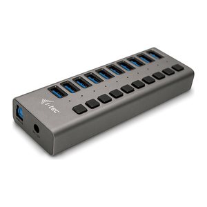 i-tec® USB-Hub USB 3.0 Charging 10-fach grau