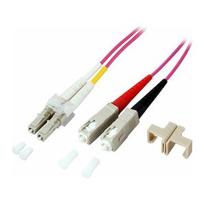 EFB Duplex Patchkabel LC-SC 50/125 OM4 LSZH 2mm 5.0m violett