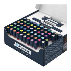 Schneider Paint-It 040 72 Teile Brush-Pens farbsortiert, 1 Set