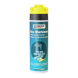 STANGER Bau-Markierer Markierungsspray neongelb 500,0 ml, 1 St.