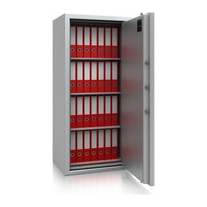 ISS Sicherheitsschrank Düsseldorf Mettmann V Sicherheitsstufe S2 nach EN14450 mit Feuerschutz lichtgrau 70,5 x 52,7 x 152,5 cm