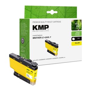 KMP Patrone Brother LC426XLY yellow 5000 Seiten remanufactured