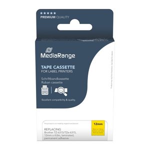 MediaRange Schriftbandka. Brother TZ-631S/TZe-631S 12mm 4m s