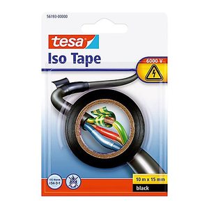 tesa Isolierband 10m 15mm schwarz Blister