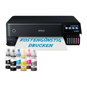 AKTION: EPSON EcoTank ET-8550 3 in 1 Farb-Tintenstrahl-Multifunktionsdrucker schwarz mit 80 Euro CashBack