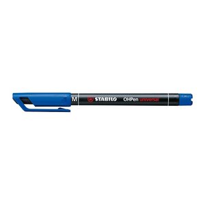 STABILO OHPen universal Folienstifte blau 1,0 mm permanent, 10 St.