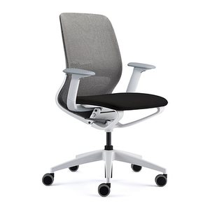 sedus Bürostuhl se:motion net, EM-821/111 Stoff grau, Gestell grau