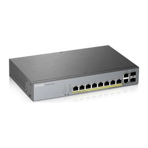 Zyxel Switch 12x GE GS1350-12HP PoE long range 130W Managed
