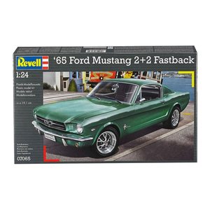 Revell 07065 1965 Ford Mustang 2+2 Fastback unlackierter Bausatz