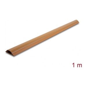 DELOCK Kabelkanal selbstklebend 50x13mm, 1m Holzoptik