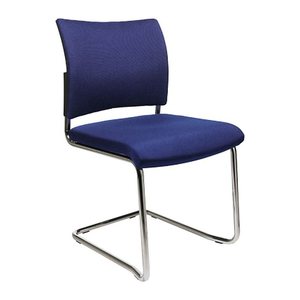 Topstar Besucherstühle Visit 20 NV390 G26 blau Stoff, 2 St.