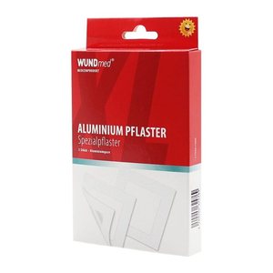 WUNDmed® Pflaster Aluminium XL 03-005 grau 7,5 x 7,5 cm, 3 St.