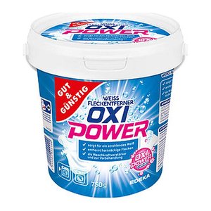 GUT&GÜNSTIG Oxi Power WEISS Fleckenentferner Pulver, 750 g
