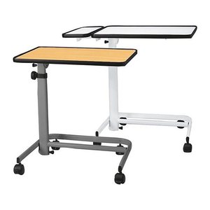 RUSSKA Comfort Beistelltisch rechteckig abgerundet Holz weiß 60,0 x 40,0 x 66,0 - 98,0 cm, 1 St.
