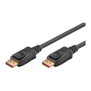 goobay DisplayPort 2.1 Kabel 1,0 m schwarz, 1 St.