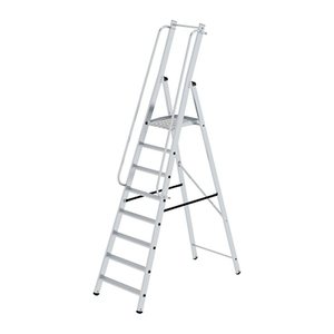 MUNK Podestleiter 51098 silber 8 Stufen, H: 288,0 cm