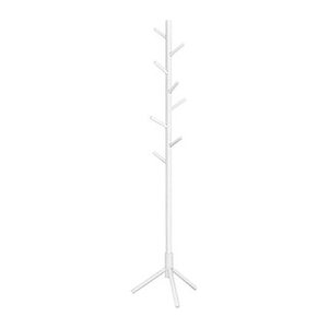 VASAGLE Kleiderständer RCR04WT weiß Holz 8 Haken 47,0 x 175,0 cm, 1 St.