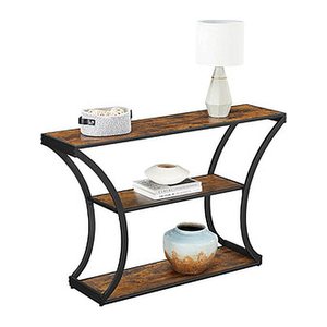 VASAGLE Konsolentisch rechteckig Spanplatte braun 120,0 x 30,0 x 80,0 cm, 1 St.
