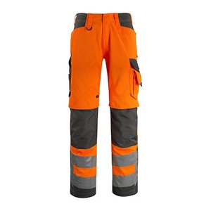 MASCOT® unisex Warnschutzhose Kendal  orange, dunkelanthrazit Größe 56