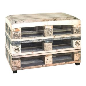 HAKU Möbel Sitztruhe 52925 Motiv Palette Holz 58,0 cm