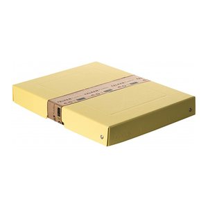 FALKEN PURE Aufbewahrungsbox 500 Blatt pastellgelb 24,0 x 32,0 x 4,0 cm, 1 St.