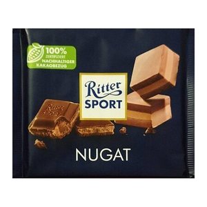 Ritter SPORT Nugat Schokolade 250,0 g, 1 St.