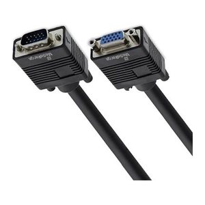 MediaRange VGA Verlängerungskabel, 2m, Schwarz