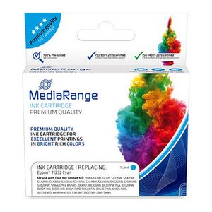 MediaRange Patrone Epson für T1292 1xC mit Chip