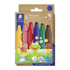 STAEDTLER Noris® junior 329 Filzstifte farbsortiert, 6 St.