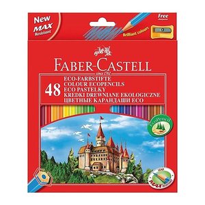 FABER-CASTELL Castle Buntstifte farbsortiert, 48 St.