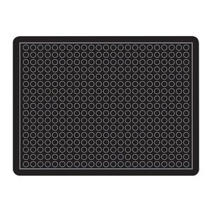 miltex Anti-Ermüdungsmatte Yoga Dome Basic Einzelelement schwarz 90,0 x 120,0 cm