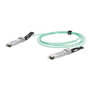 DIGITUS Kabel QSFP28to QSFP28 100G 10.0m türkis
