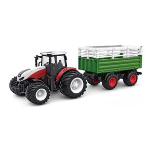 Amewi RC Traktor mit Viehtransporter LiIon 500mAh weiß/6+