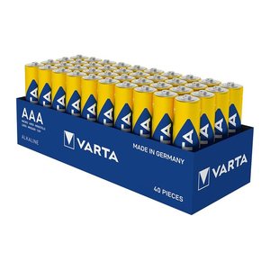 VARTA Batterien LONGLIFE Alkali-Mangan Micro AAA 1,5 V, 40 St.