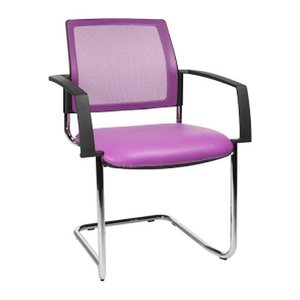 Topstar Besucherstühle BtoB 20 BB490A S07 lila Stoff, 2 St.