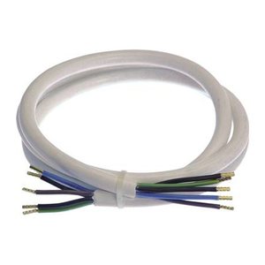 as-Schwabe Aderendhülsen Kabel Herdanschluss 3,0 m weiß, 1 St.
