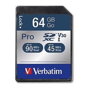 Verbatim SD Karte 64GB Pro SDXC Class 10 UHS-I