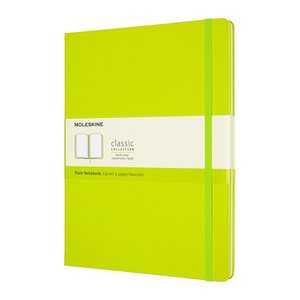 MOLESKINE Notizbuch Classic Collection fester Einband ca. DIN A4 blanko, hellgrün Hardcover 192 Seiten, 1 St.