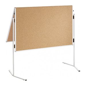 FRANKEN Moderationswand ECO klappbar 120,0 x 150,0 cm braun