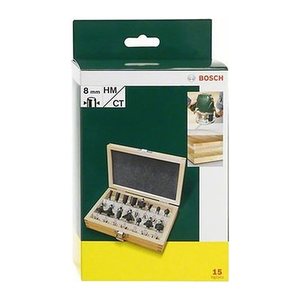 BOSCH Fräser-Set 15-teilig