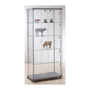 Kerkmann Beleuchtungs-Set für Vitrinen silber 5x 20 W