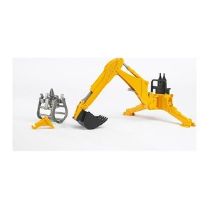 bruder Heckbagger mit Greifer 2338 Spielzeugauto