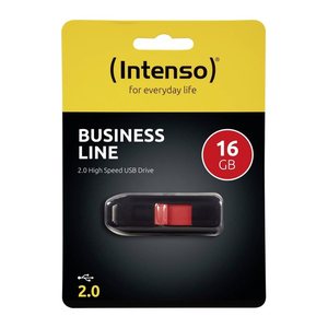 Intenso USB-Stick Business Line schwarz, rot 16 GB, 1 St.