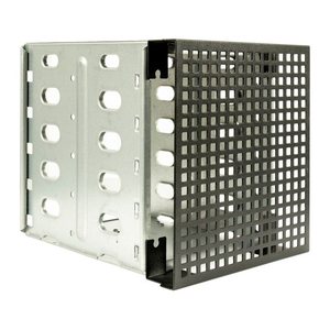 Inter-Tech Einbaurahmen 5,25" auf 5x3,5" für 19" Gehäuse
